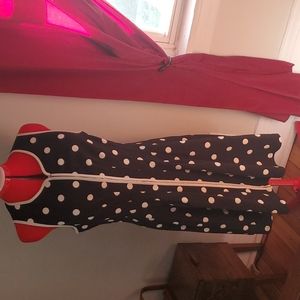 Betsey Johnson polkadot pinup dress